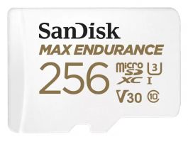Sandisk MicroSDXC Max Endurance 256GB (V30/U3/Cl.10/R100/W40) + SD adapter memóriakártya